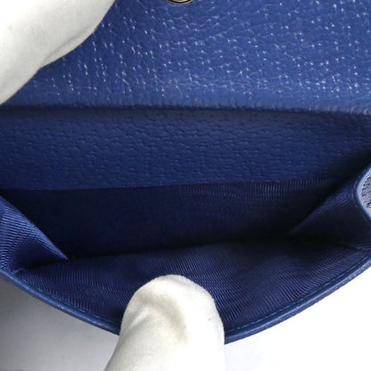 GUCCI グッチ GG コインウォレット ブルー インテリア 二つ折り財布 ベージュ 768244 FACQC 9751 メンズ【中古】【美品】