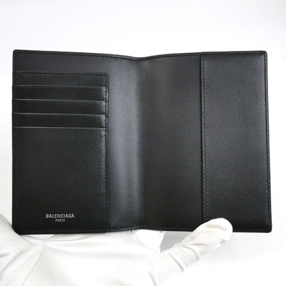 BALENCIAGA バレンシアガ パスポートホルダー パスポートケース ブラック 7877422AA3R1000 ユニセックス【中古】【美品】
