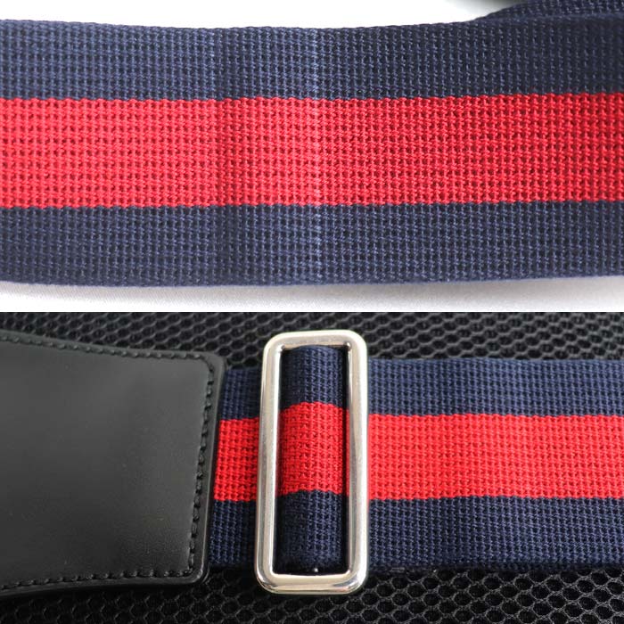 GUCCI グッチ ソフトGGスプリーム ベルトバッグ ボディバッグ ブラック 478325 ワンショルダー メンズ【中古】【美品】