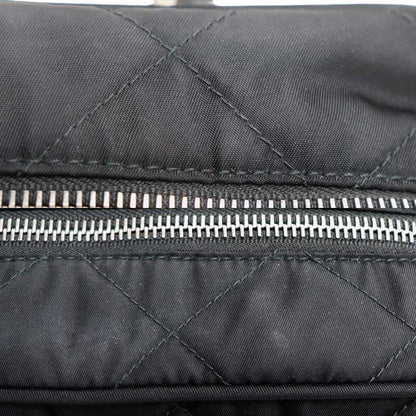 PRADA プラダ テスート インプントゥ チェーンショルダー ショルダーバッグ ブラック 1BB072 2AS3 F0002 レディース【中古】