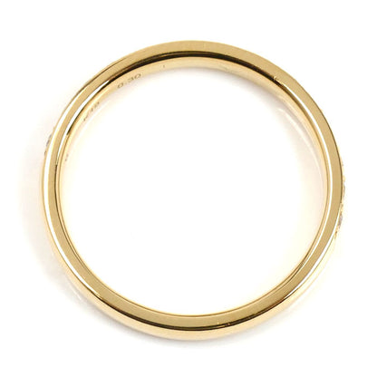 Vendome Aoyama ヴァンドーム青山 K18YG イエローゴールド ハーフエタニティ リング・指輪 AGVR956607DI ダイヤモンド0.30ct 9号 2.3g レディース【中古】