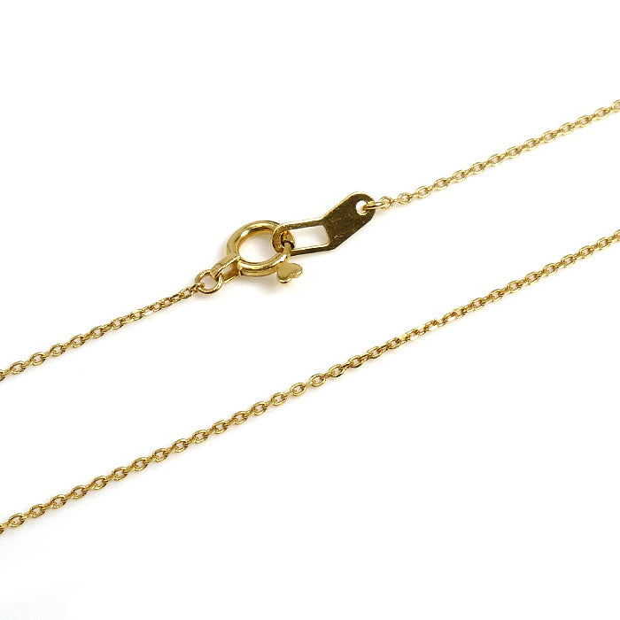 STAR JEWELRY スタージュエリー K18YG イエローゴールド earth 地球 ネックレス ダイヤモンド0.01ct 2.2g 45cm レディース【中古】