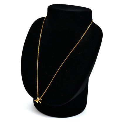 SAINT LAURENT サンローラン メタル YSL カサンドラ ネックレス 822754 Y1500 42/45cm レディース【中古】