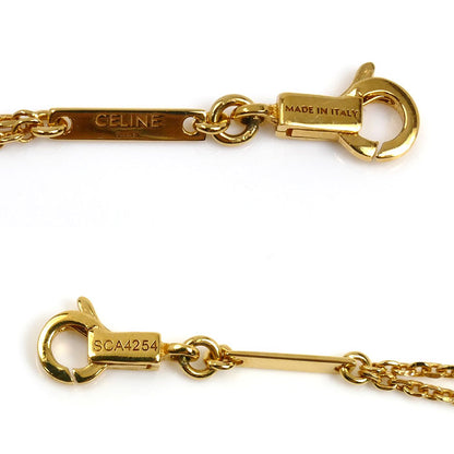 CELINE セリーヌ 真鍮 レジンパール トリオンフ パール ブレスレット 461HA6PRB.01GI ブラス & レジンパール レディース【中古】【美品】