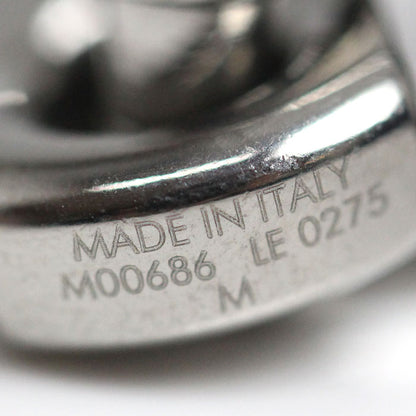 LOUIS VUITTON ルイ・ヴィトン シルバー メタル モノグラムチェーン ブレスレット M00686 LE0275 M 19.5cm メンズ【中古】