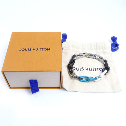 LOUIS VUITTON ルイ・ヴィトン GP シルバー モノグラムチェーン ブレスレット M1042L LE2203 L 21.5cm メンズ【中古】