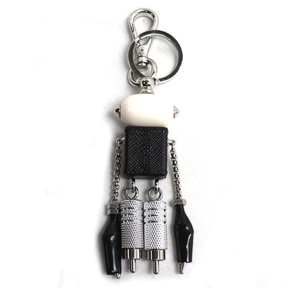 PRADA プラダ GP レザー ロボット バッグチャーム チャーム レディース【中古】【美品】