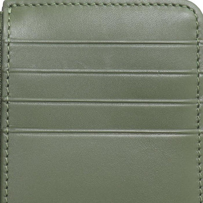 LOEWE ロエベ リピートアナグラム コインケース グリーン レディース【中古】