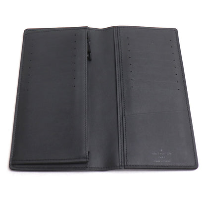 LOUIS VUITTON ルイ・ヴィトン ポルトフォイユブラザ 長財布 トリヨンレザー ブラック M69038 ICチップ メンズ【中古】【美品】
