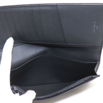 LOUIS VUITTON ルイ・ヴィトン ポルトフォイユブラザ 長財布 トリヨンレザー ブラック M69038 ICチップ メンズ【中古】【美品】