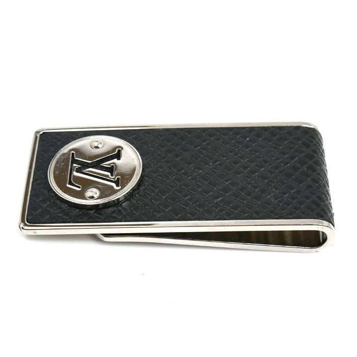 LOUIS VUITTON ルイ・ヴィトン レザー メタル パンス ア ビエ･ネオ LV クラブ マネークリップ M63069 OB0179 ユニセックス【中古】