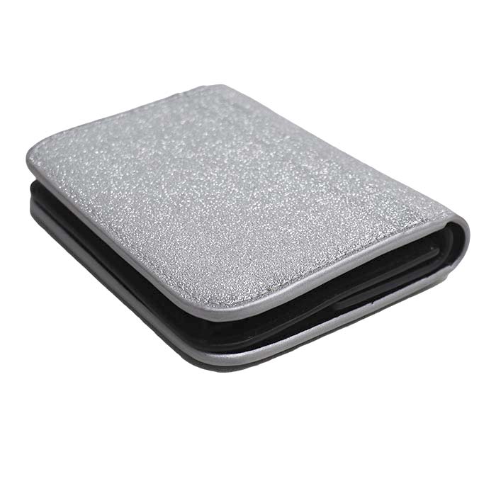 BALENCIAGA バレンシアガ エブリディ コンパクトウォレット 二つ折り財布 シルバー ブラック 594216 ユニセックス【中古】【美品】