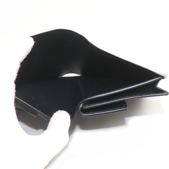 BALENCIAGA バレンシアガ エブリディ コンパクトウォレット 二つ折り財布 シルバー ブラック 594216 ユニセックス【中古】【美品】