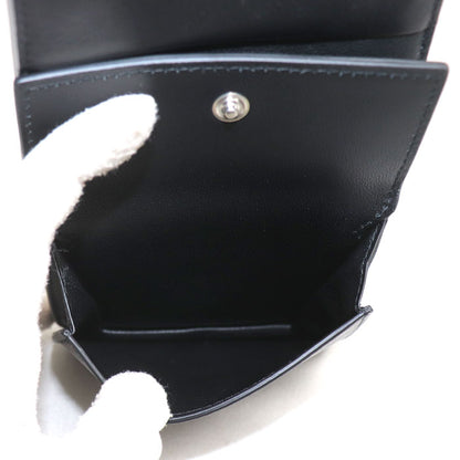 BALENCIAGA バレンシアガ エブリディ コンパクトウォレット 二つ折り財布 シルバー ブラック 594216 ユニセックス【中古】【美品】