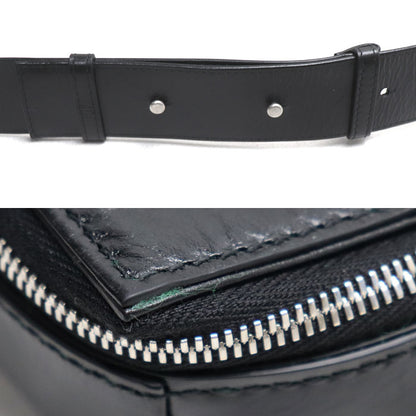 BOTTEGAVENETA ボッテガヴェネタ マキシイントレチャート カセットスリングバッグ ボディバッグ ブラック 701366 YCQ72 8803 メンズ【中古】【美品】