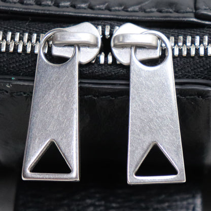 BOTTEGAVENETA ボッテガヴェネタ マキシイントレチャート カセットスリングバッグ ボディバッグ ブラック 701366 YCQ72 8803 メンズ【中古】【美品】