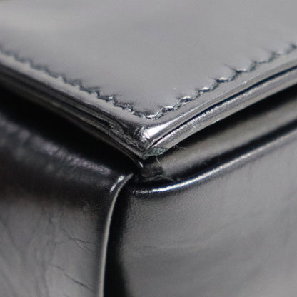 BOTTEGAVENETA ボッテガヴェネタ マキシイントレチャート カセット ボディバッグ ブラック 651053VCQ728803 メンズ【中古】【美品】