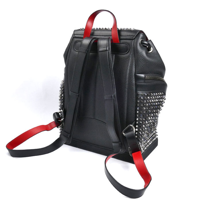 Christian Louboutin クリスチャンルブタン エクスプローラー ファンクバッグパック リュック・デイパック ブラック 1165167 ユニセックス【中古】