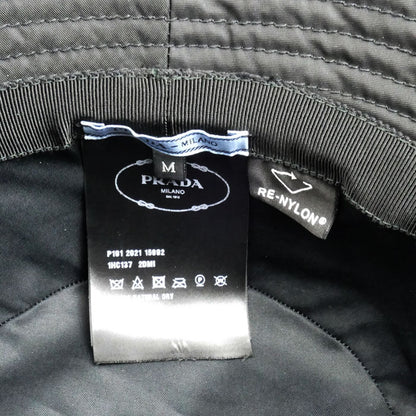 PRADA プラダ Re-Nylon バケットハット ハット ブラック 1HC137_2DMI_F0002 M レディース【中古】【美品】