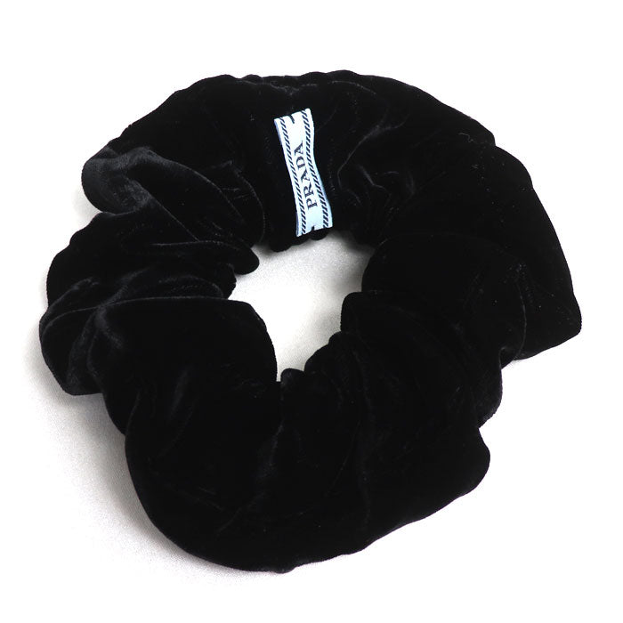 PRADA プラダ ベルベット ビスコース /キュプラ シュシュ ヘアアクセサリー シュシュ 1IF015_068_F0002 レディース【中古】【美品】