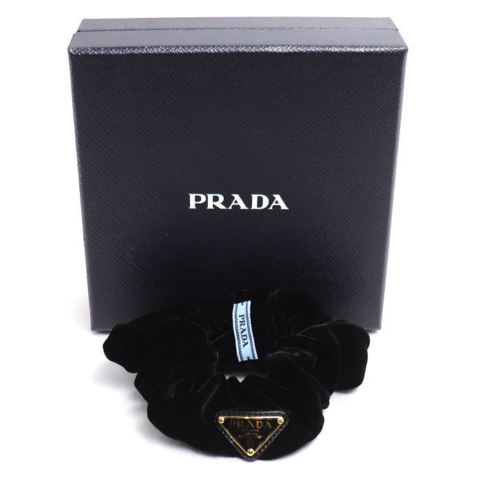 PRADA プラダ ベルベット ビスコース /キュプラ シュシュ ヘア