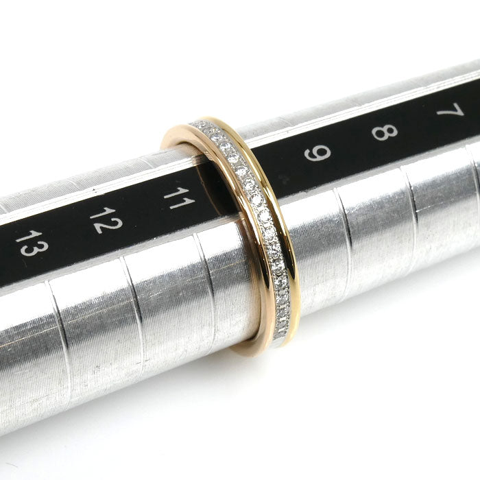 Vendome Aoyama ヴァンドーム青山 K18YG/PG/Pt950 セリュール リング・指輪 AM_R0053 ダイヤモンド0.10ct 10号 3.6g レディース【中古】