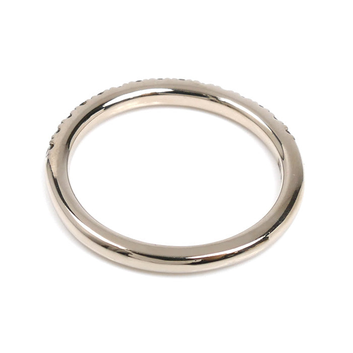 カシケイ ラインリング K18WG ホワイトゴールド ハーフエタニティ リング・指輪 BL001 ダイヤモンド0.30ct 15.5号 3.4g レディース【中古】【美品】