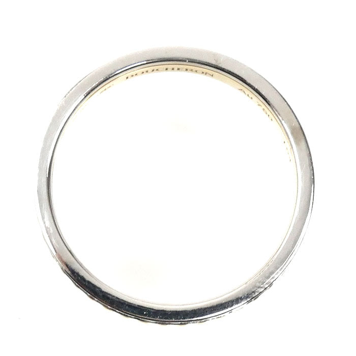 Boucheron ブシュロン K18YG/WG キャトル ラディアント リング ハーフ フルパヴェ リング・指輪 JAL00134 ダイヤモンド 13.5号 54 3.5g レディース【中古】【美品】