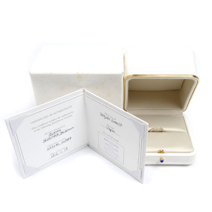 Boucheron ブシュロン K18YG/WG キャトル ラディアント リング ハーフ フルパヴェ リング・指輪 JAL00134 ダイヤモンド 13.5号 54 3.5g レディース【中古】【美品】