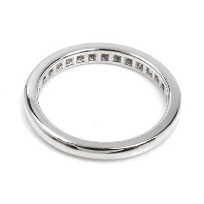 TIFFANY&Co. ティファニー Pt950プラチナ ハーフサークル チャネルセッティング リング・指輪 ダイヤモンド 8号 3.4g レディース【中古】【美品】