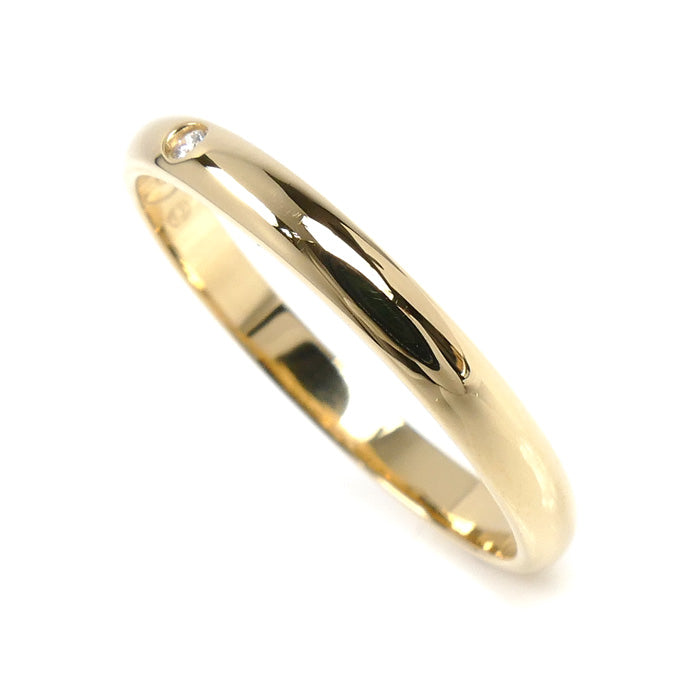 CARTIER カルティエ K18YG イエローゴールド 1895 ウェディング 1P ダイヤ リング・指輪 B4057658 ダイヤモンド 17.5号 58 2.6g レディース【中古】【美品】