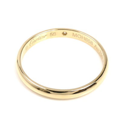 CARTIER カルティエ K18YG イエローゴールド 1895 ウェディング 1P ダイヤ リング・指輪 B4057658 ダイヤモンド 17.5号 58 2.6g レディース【中古】【美品】