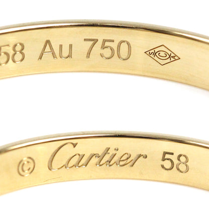 CARTIER カルティエ K18YG イエローゴールド 1895 ウェディング 1P ダイヤ リング・指輪 B4057658 ダイヤモンド 17.5号 58 2.6g レディース【中古】【美品】
