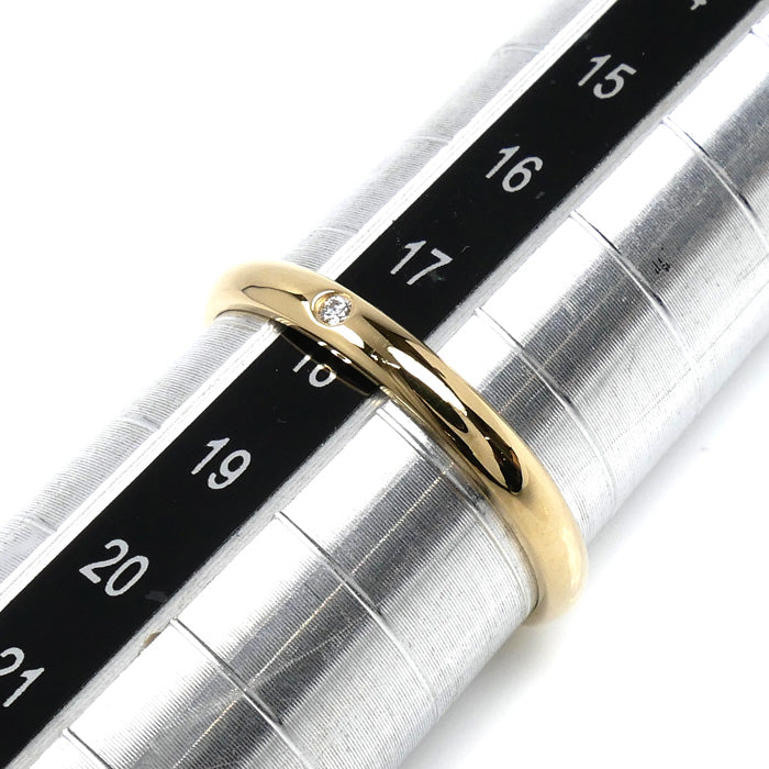 CARTIER カルティエ K18YG イエローゴールド 1895 ウェディング 1P ダイヤ リング・指輪 B4057658 ダイヤモンド 17.5号 58 2.6g レディース【中古】【美品】
