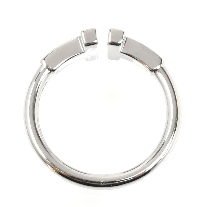 TIFFANY&Co. ティファニー K18WG ホワイトゴールド Tワイヤー リング・指輪 6.5号 3.1g レディース【中古】