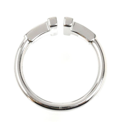 TIFFANY&Co. ティファニー K18WG ホワイトゴールド Tワイヤー リング・指輪 6.5号 3.1g レディース【中古】