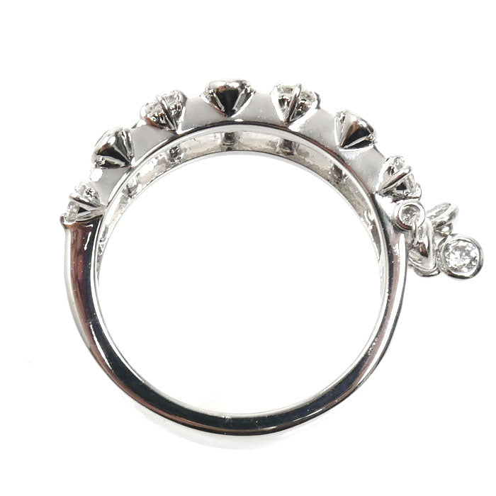 MIKIMOTO ミキモト K18WG ホワイトゴールド リング・指輪 ダイヤモンド0.65ct 5号 5.0g レディース【中古】【美品】