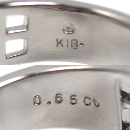 MIKIMOTO ミキモト K18WG ホワイトゴールド リング・指輪 ダイヤモンド0.65ct 5号 5.0g レディース【中古】【美品】