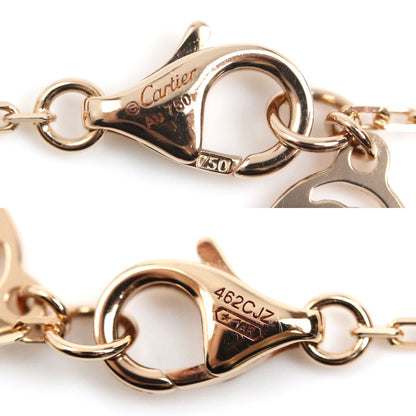 CARTIER カルティエ K18PG ピンクゴールド ダムール LM ダイヤ ネックレス B7215600 ダイヤモンド 2.9g 38/41cm レディース【中古】【美品】