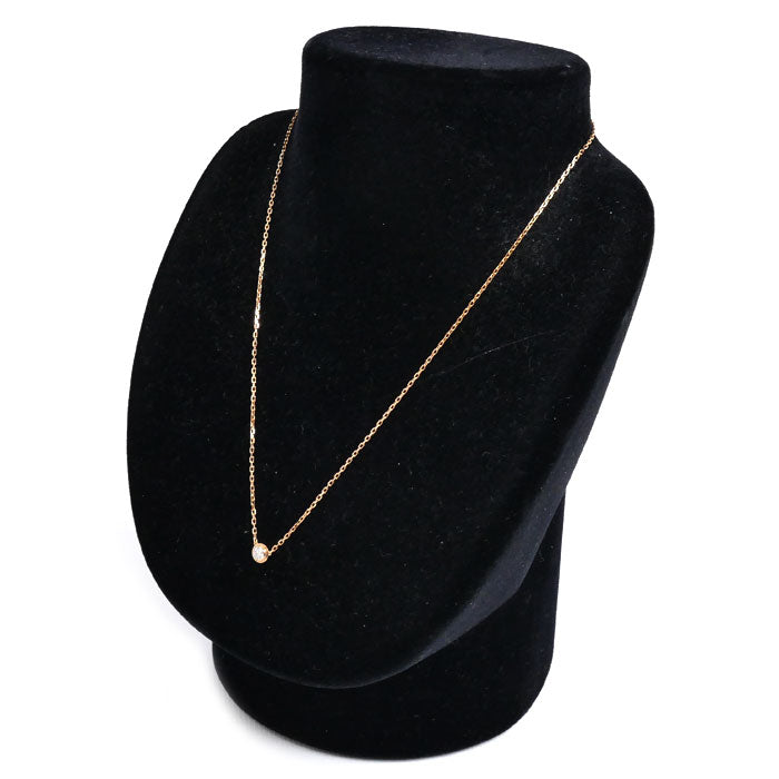 CARTIER カルティエ K18PG ピンクゴールド ダムール LM ダイヤ ネックレス B7215600 ダイヤモンド 2.9g 38/41cm レディース【中古】【美品】