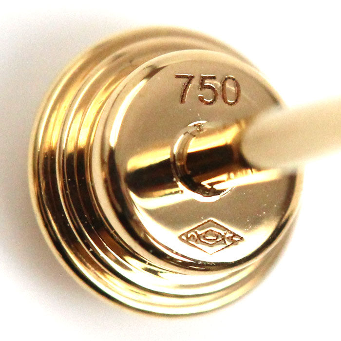 CARTIER カルティエ K18PG ピンクゴールド ダムール MM ダイヤ ピアス B8041500 ダイヤモンド 1.9g レディース【中古】【美品】