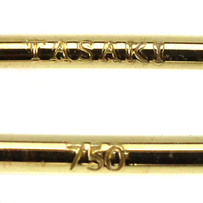 TASAKI タサキ K18YG イエローゴールド リファインド リベリオン ピアス E-3660-18KYG アコヤパール約7.5mm 2.5g レディース【中古】【美品】