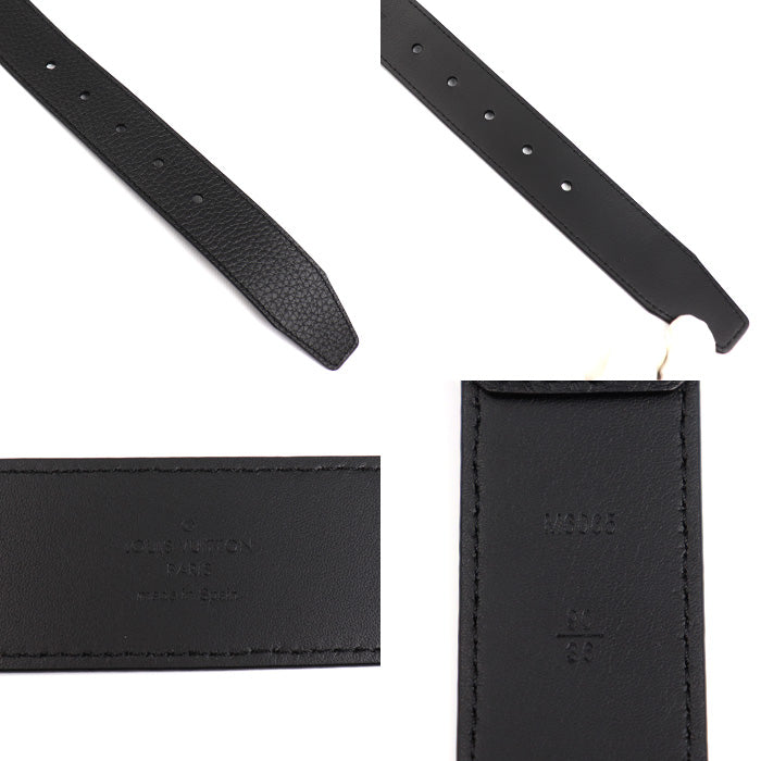 LOUIS VUITTON ルイ・ヴィトン サンチュールポンヌフ ベルト ブラック M6065 JJ2241 90cm メンズ【中古】【美品】