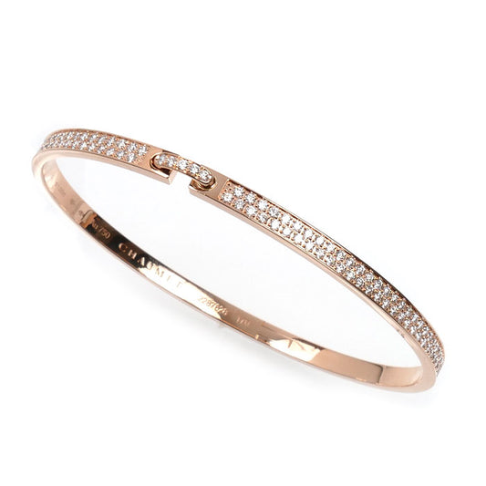 Chaumet ショーメ K18PG ピンクゴールド リアン エヴィダンス ダイヤ ブレスレット 083555-170 ダイヤモンド1.05ct 16.8g レディース【中古】【美品】