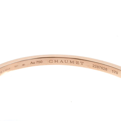 Chaumet ショーメ K18PG ピンクゴールド リアン エヴィダンス ダイヤ ブレスレット 083555-170 ダイヤモンド1.05ct 16.8g レディース【中古】【美品】