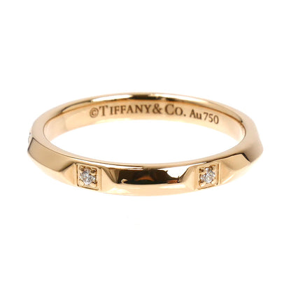 TIFFANY&Co. ティファニー K18PG ピンクゴールド トゥルーバンド ダイヤ リング・指輪 67134257 ダイヤモンド 14号 3.3g レディース【中古】【美品】