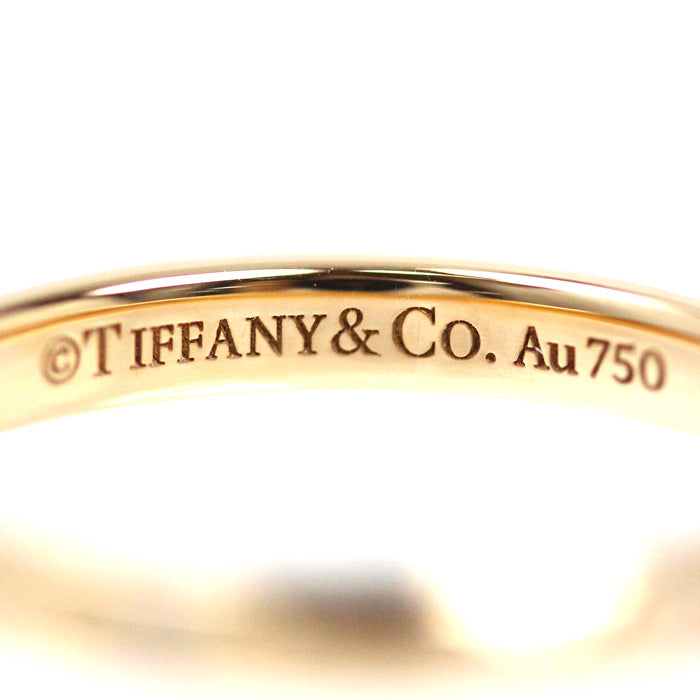 TIFFANY&Co. ティファニー K18PG ピンクゴールド トゥルーバンド ダイヤ リング・指輪 67134257 ダイヤモンド 14号 3.3g レディース【中古】【美品】