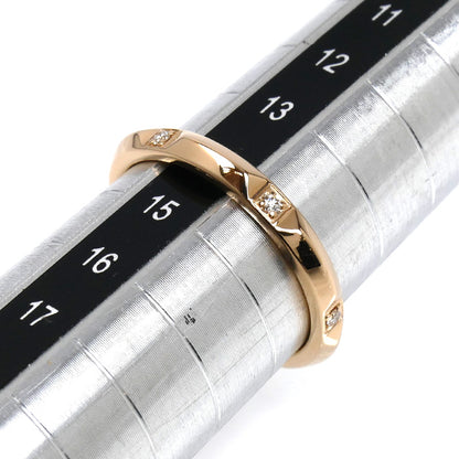 TIFFANY&Co. ティファニー K18PG ピンクゴールド トゥルーバンド ダイヤ リング・指輪 67134257 ダイヤモンド 14号 3.3g レディース【中古】【美品】