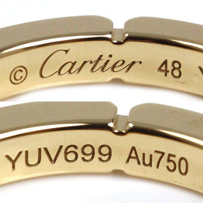 CARTIER カルティエ K18YG イエローゴールド マイヨンパンテール 4P ダイヤ リング・指輪 B4080348 ダイヤモンド 8号 48 3.8g レディース【中古】