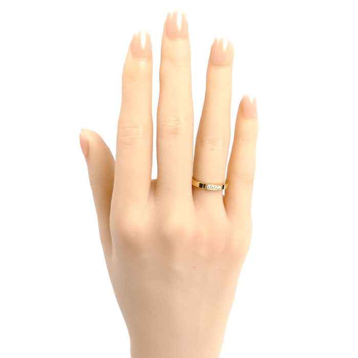 CARTIER カルティエ K18YG イエローゴールド マイヨンパンテール 4P ダイヤ リング・指輪 B4080348 ダイヤモンド 8号 48 3.8g レディース【中古】